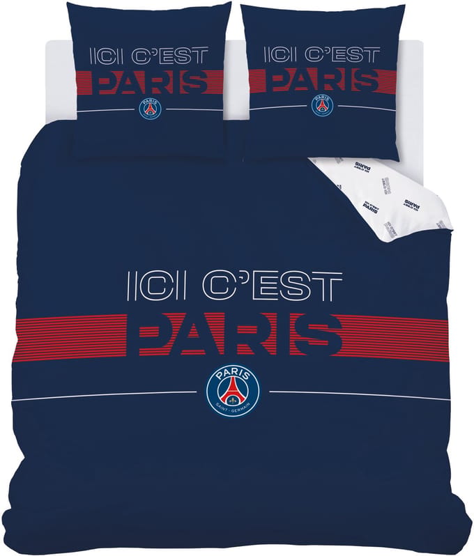 Paris Saint Germain Dekbedovertrek Devise - 240 x 220 + 2 x 63 x 63 cm - Katoen