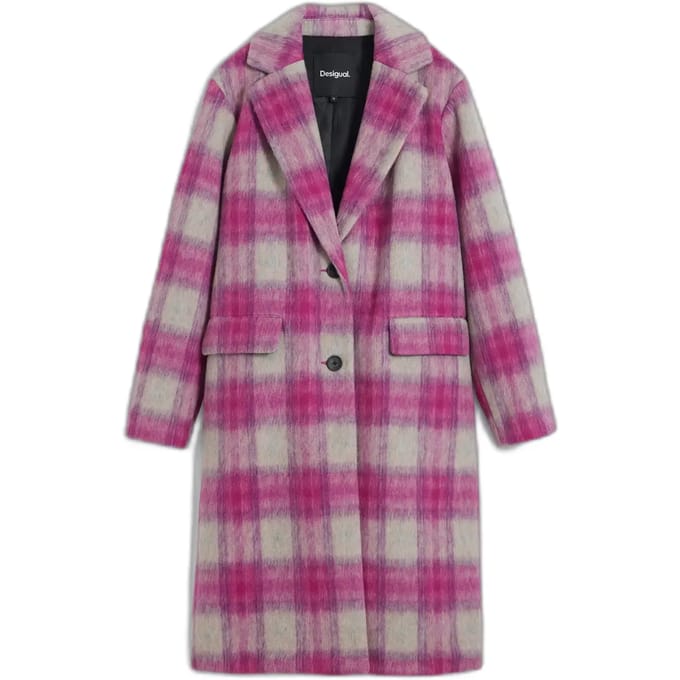 Damesjas Desigual Pinkcheck