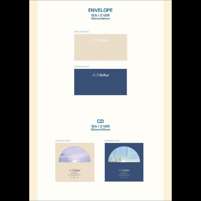 Btob 3e album Be Together Random Ver white