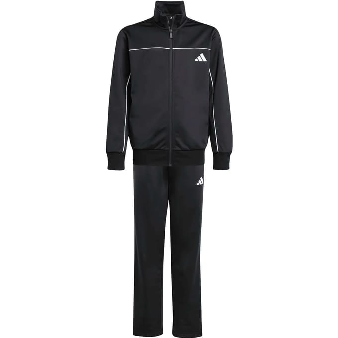 adidas Poly Tracksuit Junior - Zwart, Zwart 7-8Y