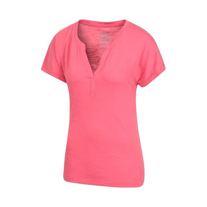 Mountain Warehouse Dames/dames Skye Slub T-shirt (Roze)