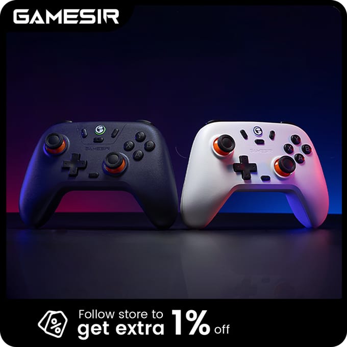 GameSir Nova Lite Switch Controller Hall Effect Gamepad voor Nintendo Switch, iPhone, Android Mobiele Telefoon, Windows PC, Steam