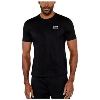 EA7 T-Shirt Met Grafische Print Op De Achterkant, Zwart