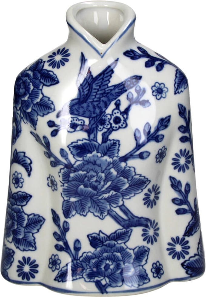 HD Collection Vaas Blouse Porselein 16x11x21cm