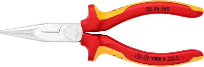 Lange bek-combinatietang met knipfunctie, 1000V geïsoleerd