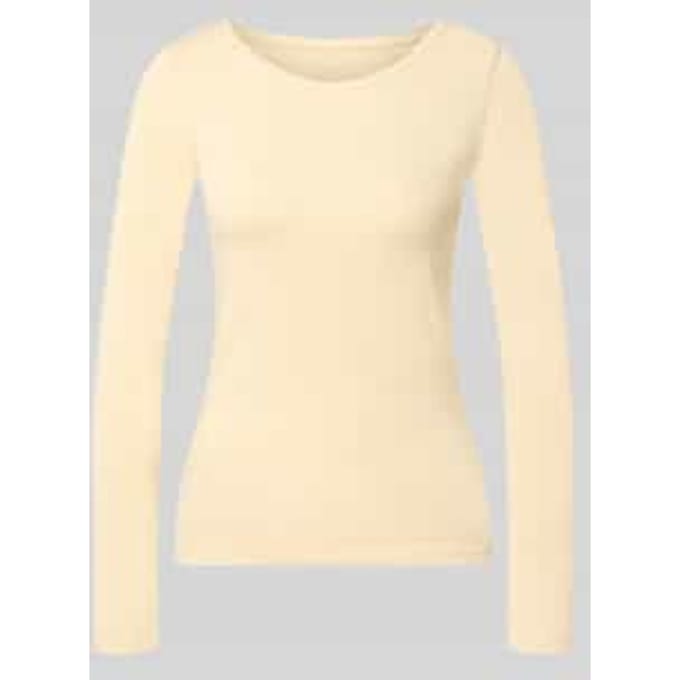 Shirt met lange mouwen van katoenmix