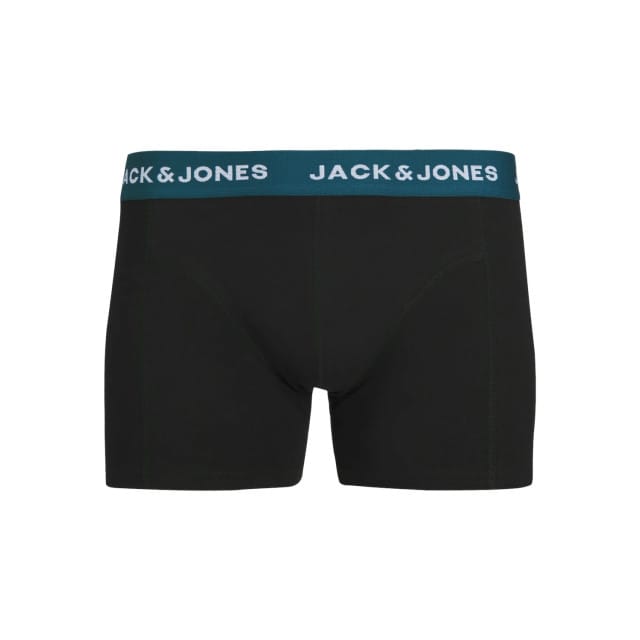 Jack & Jones Heren Boxershorts Trunks JACJONAS Zwart 3-Pack - Maat L