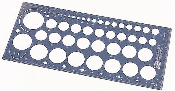 Hasegawa Modelbouwdecoratie - 71107 - Werkzeug: Schneidevorlage C Gereedschap