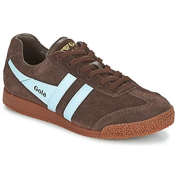 Gola Harrier Suede - Heren Sneaker - D.Bruin-P.Blauw