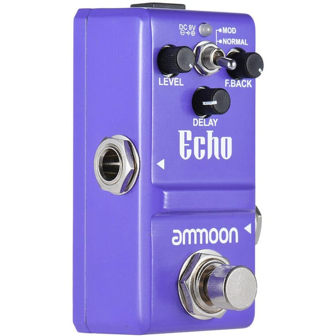 Nano Series Delay Gitaar Effect Pedaal True Bypass Aluminiumlegering Body blue