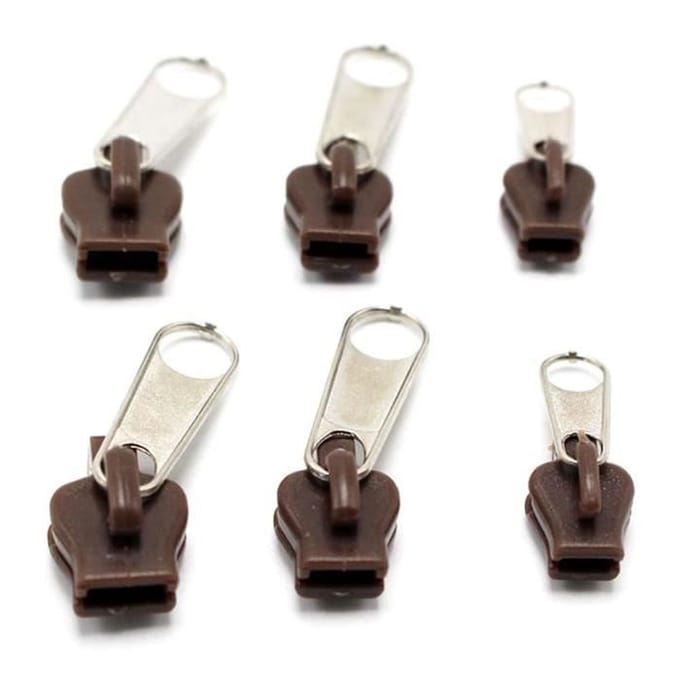 Kit de réparation de fermeture éclair - CIKONIELF - Trois tailles - Blanc - Durable - Léger - Rapide blanc