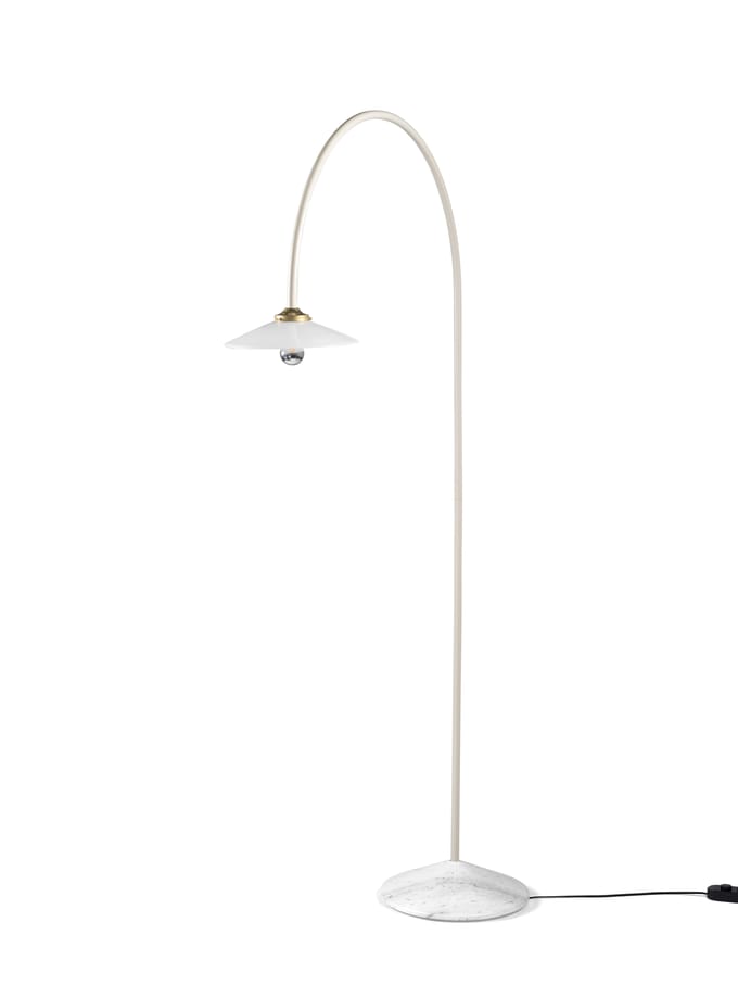 valerie_objects Staande lamp N°2 Vloerlamp Marmer - ivory