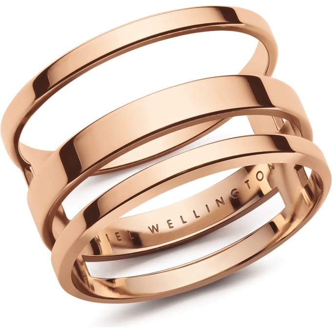 Daniel Wellington DW Elan Triad Ring 50 Rose Gold