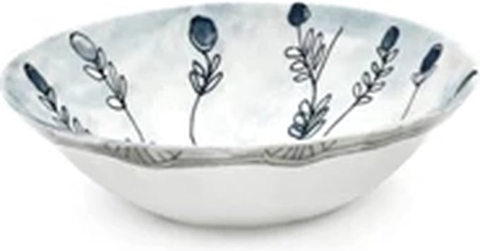 Serax Marni Midnight Flowers Mirtillo Tea bowl D18cm H5.5cm blauw