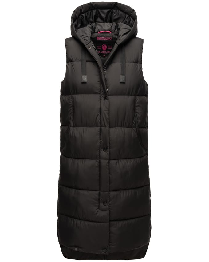Marikoo Sayorii dames winterbodywarmer – lang, warm & met capuchon