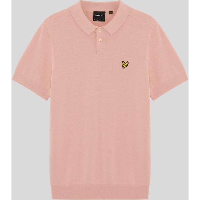 Katoenen Gebreide Poloshirt