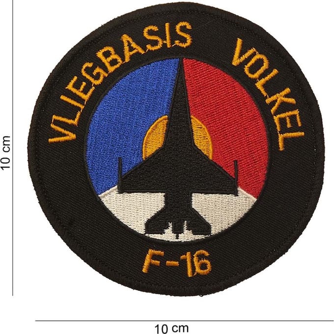 Embleem stof Vliegbasis volkel F-16