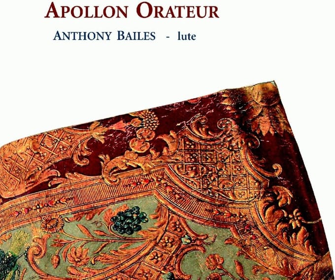 Anthony Bailes - Apollon Orateur (CD)