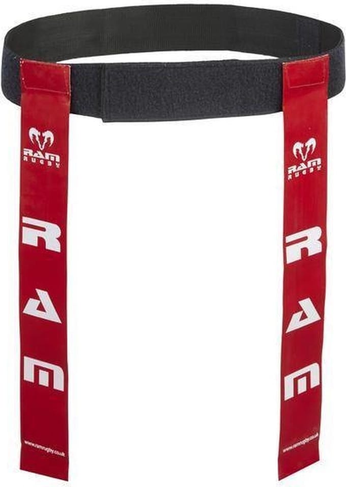 Tag Rugby Riem Set - de beste op de markt - Rood Small