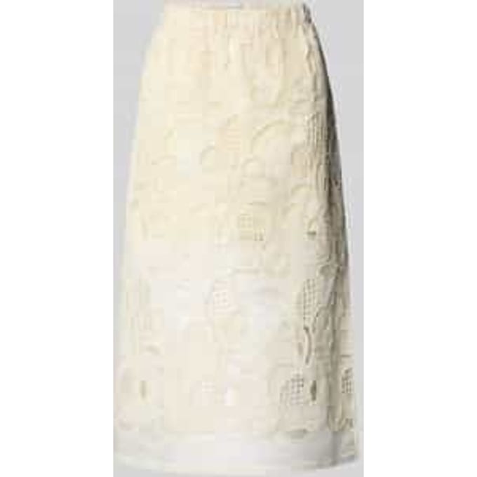 Midirok met kanten bekleding