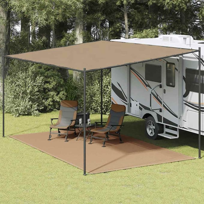 vidaXL Tenttapijt 300x500 cm taupe