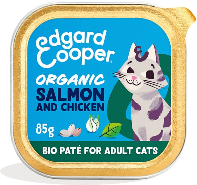 Edgard & Cooper Kattenvoer Adult Pate Zalm - Kip 85 gr