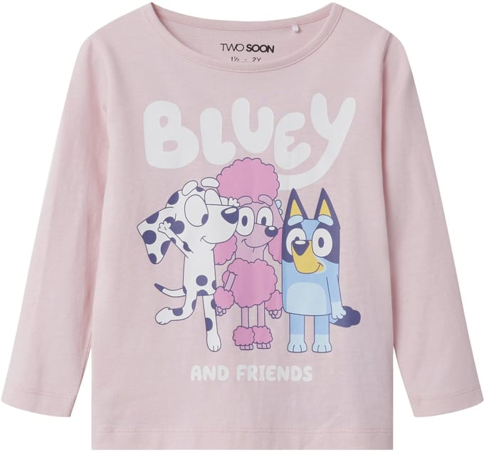 NAME IT - TMFPUFFA BLUEY LS TOP NOOS SKY - Meisjes - Lange mouwen shirts