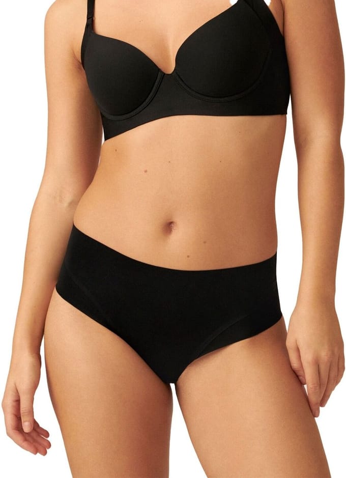 Naturana naadloze taille slip maat 38 zwart