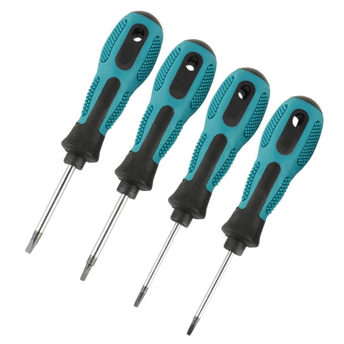 4-delige Driehoek Schroevendraaier Set Precisie met Magnetisch Multifunctioneel Handgereedschap black