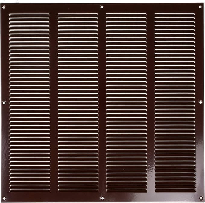 Bruin Ventilatie Rooster 40x40 cm voor Binnen- Buitenluchtinlaat