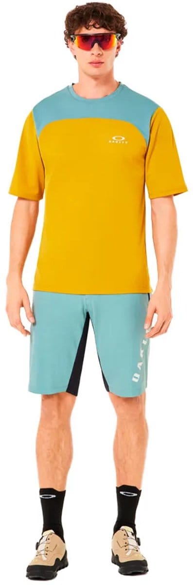 Oakley Apparel Free Ride Lined Shorts Met Zeem Geel 33 Man