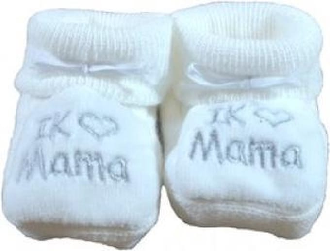 Slofjes I love Mama