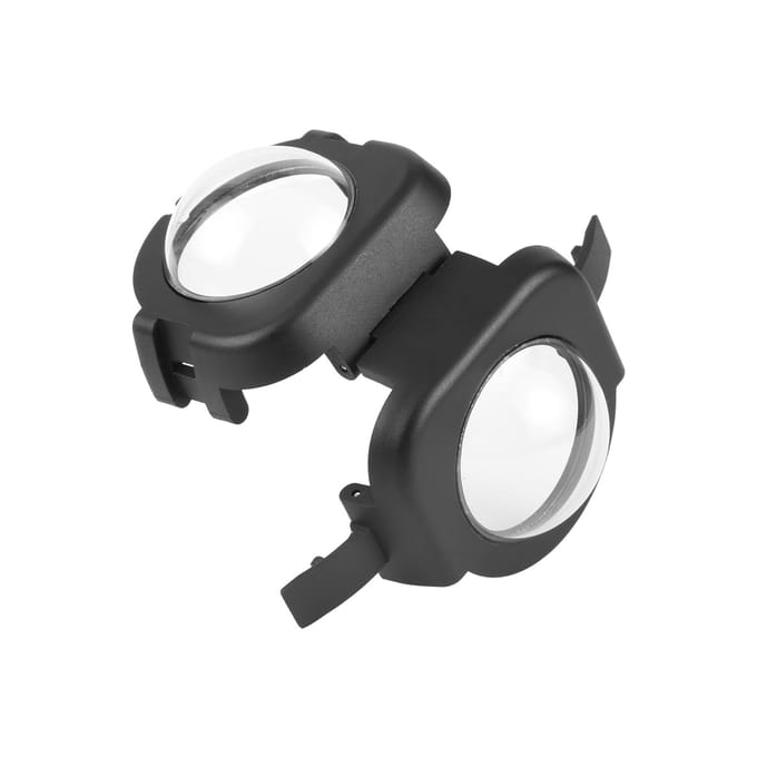 PULUZ PU975 Panorama Camera Lensdop Transparante Lens Beschermhoes Compatibel met Insta360 X4 zwart
