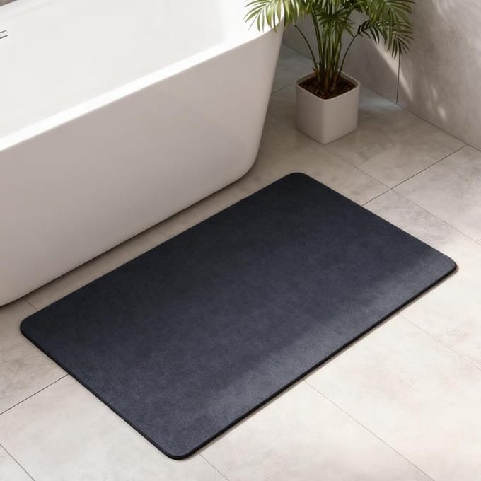 Omgoods - Antislip Badmat met Shaggy Look, Wasbaar en Comfortabel