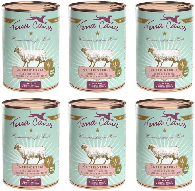 VOORDEEL VERPAKKING – Terra Canis Graanvrij Lam – 6x 400g