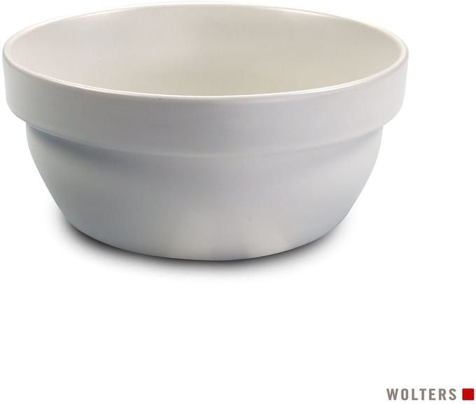 Keramische voerbak 1L – Extra schaal voor WOLTERS Gohan voerbak – Wit