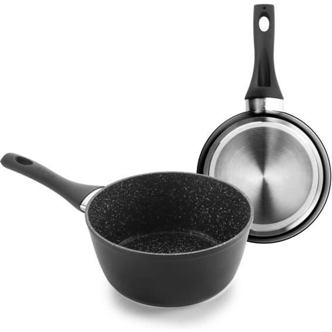 Saucière - IBILI - Nature - 16 cm - Antiadhésif style pierre - Compatible induction