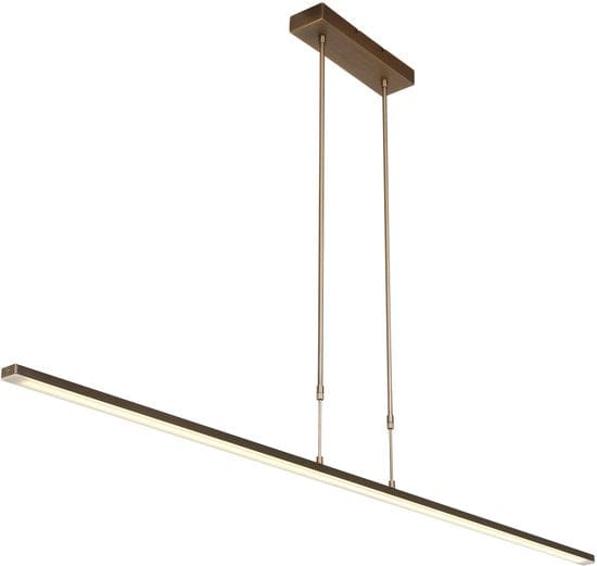Hanglamp Zelena 7971BR Brons, Hoogte instelbaar, Lichtkleur instelbaar, Metaal, Steinhauer