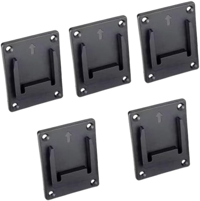 Dailygoods - 5 Stuks Accuwandhouder voor Gereedschappen