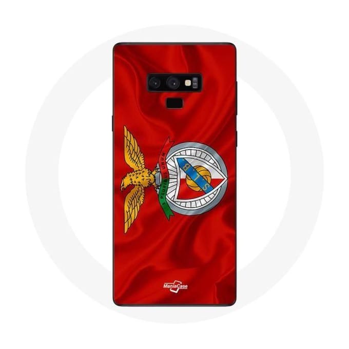 Samsung Galaxy Note 9 hoesje slb benfica rode achtergrond