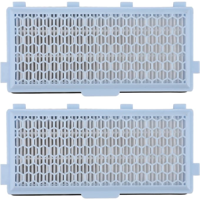 2 stuks stofzuiger actieve koolfilter vervanging voor Miele C1 stofzuiger gray
