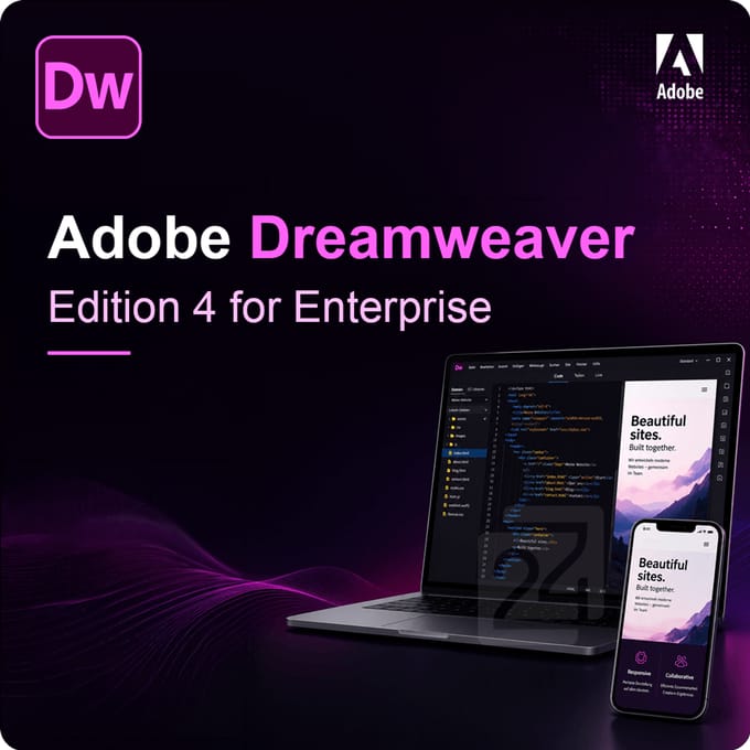 Adobe Dreamweaver - Edition 4 for enterprise 1 - 9 Gebruiker(s)