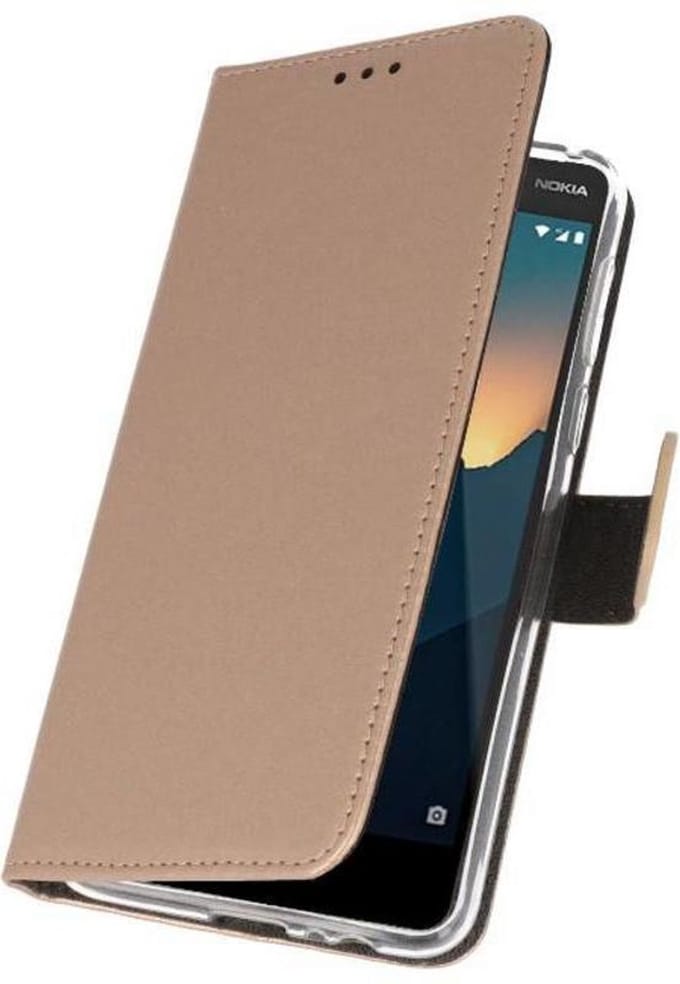 Bestcases Pasjeshouder Telefoonhoesje Nokia 2.1 - Goud