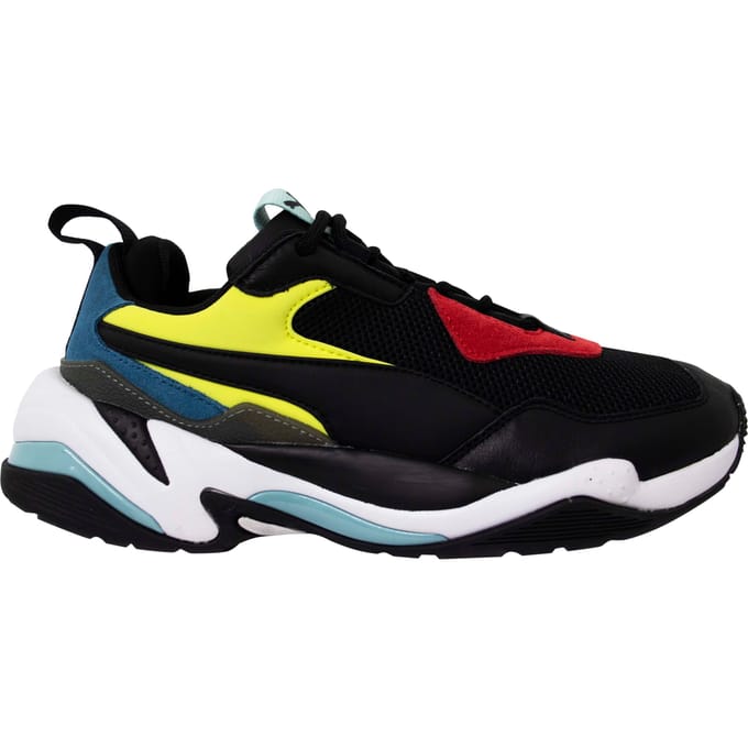 Puma Thunder Spectra Heren Zwart Leer Textiel Veterschoenen 367516 01
