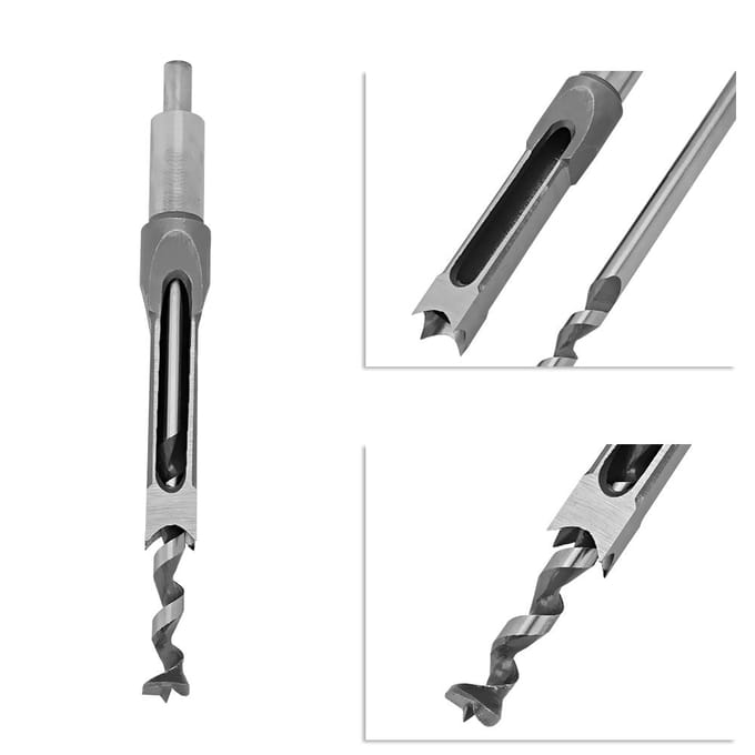 1 stuks 16 mm vierkant gat mortiseboor DIY houtbewerkingsgereedschap(16 mm)