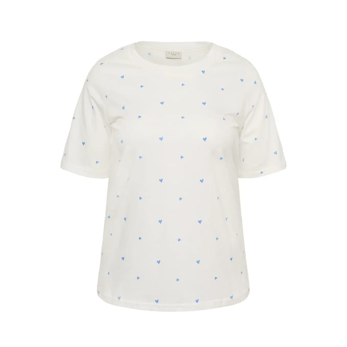 Dames-T-shirt KAFFE Curve KCCordely
