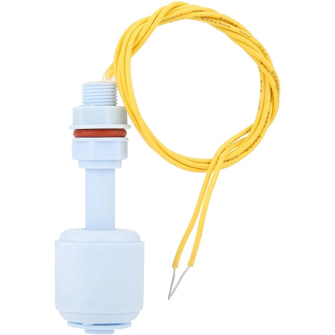 Waterniveausensor Verticale Vlakschakelaar voor Aquarium Pompbesturing Vloeistofregelaar 110V white