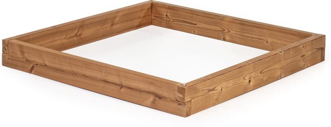 WITBOSCH - Moestuinbak - 107 x 107 x 12,5 cm - Modulair design - Thermowood