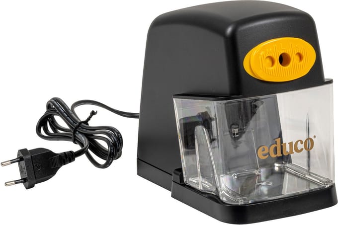 Puntenslijper | Heutink | Elektrisch | Zwart | 3-gaats | Schoolmodel