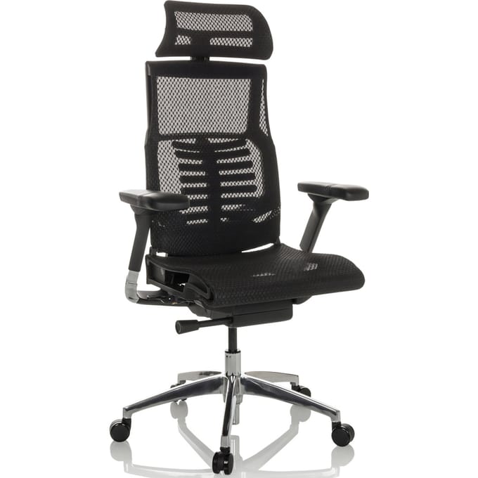 Bureaustoel / Directiestoel POFIT GEN2 Netstof zwart hjh OFFICE